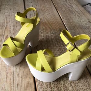 Top shop Launch X strap plateau, SUPER FUN!